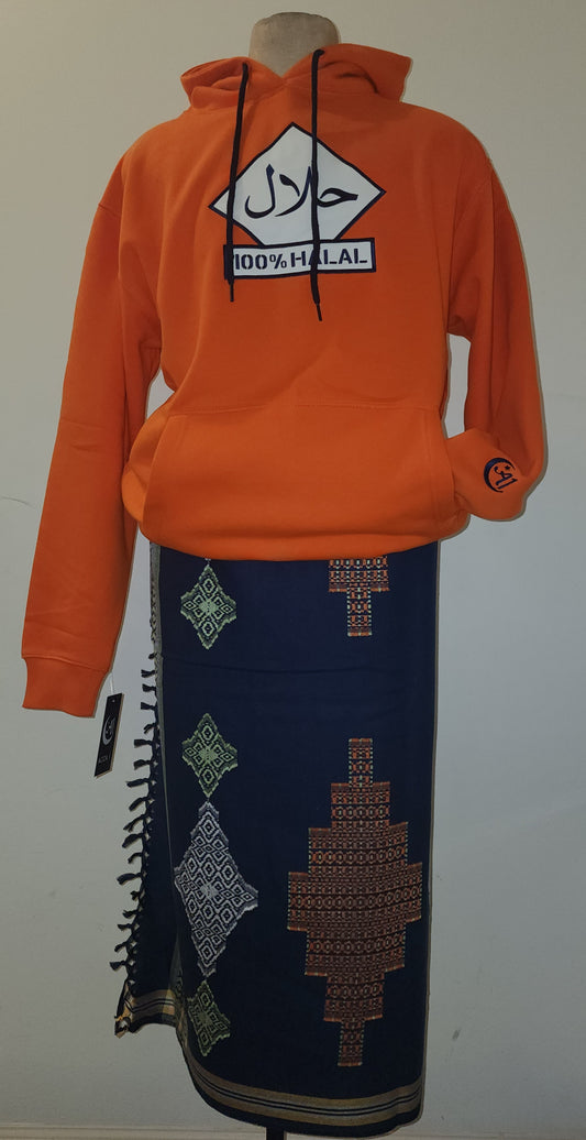 Yemeni izar and hoodie set